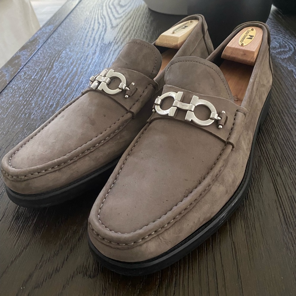 🔥SALVATORE FERRAGAMO MEN’S LOAFERS SIZE 12 🔥